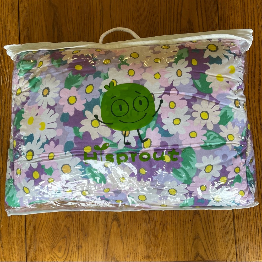 NWT Hi Sprout Nap Mat Minky Purple Floral